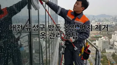 대전 유성구 방동 옷장 먼지 제거 & 옷 관리 꿀팁