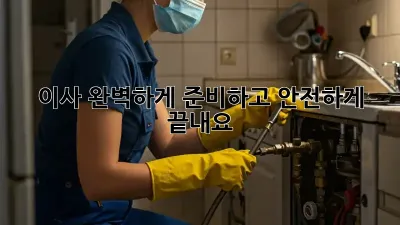 이사, 완벽하게 준비하고 안전하게 끝내요!